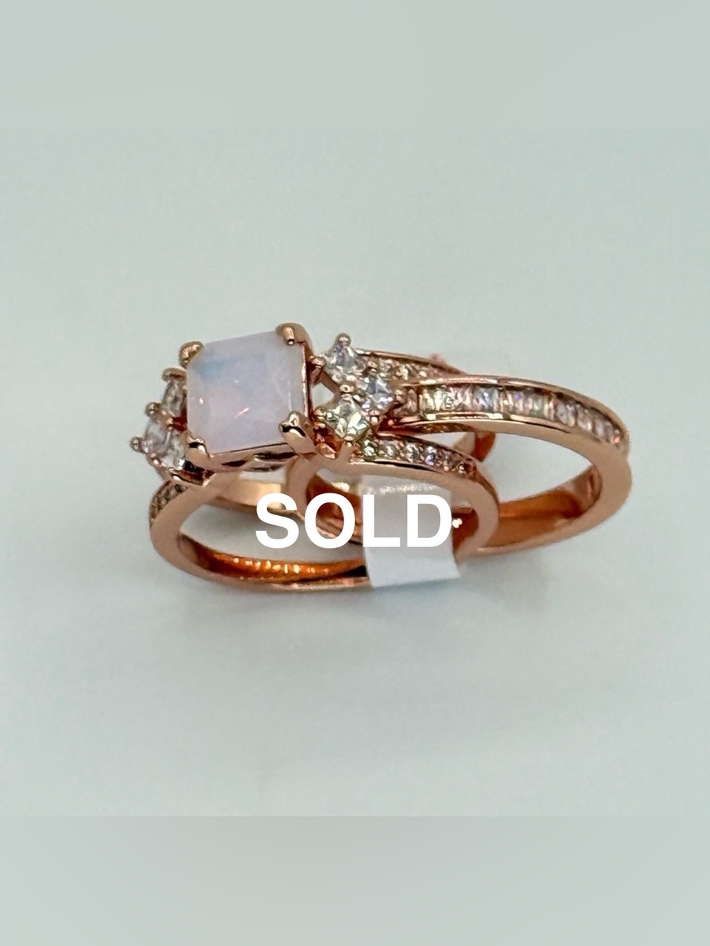 Original Ring Sz 10- Bomb Party - Moonstone - The GoGo Ring